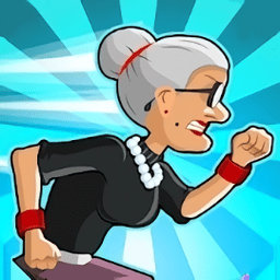 愤怒的奶奶跑酷游戏