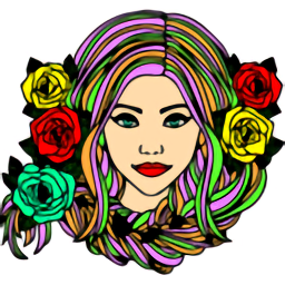 女孩发型着色书游戏