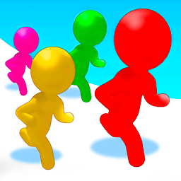 彩色跑火柴人3d游戏