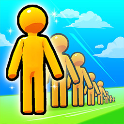 由小变大果冻人缩放跑酷游戏