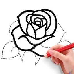 学画花朵游戏