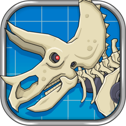 三角龙化石机器人游戏