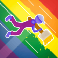 印刷旗帜跑酷游戏(paint the flag)