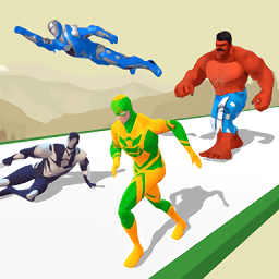 超级英雄轮班赛游戏(superhero shift race)