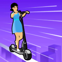 滑板车捡人跑游戏(scooter run)