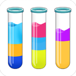 彩色水排序游戏