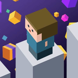 跳一跳彩方块游戏