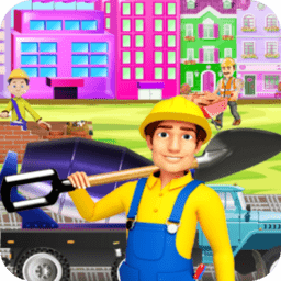 儿童创造迷你城镇游戏