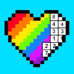 彩虹数字填色游戏